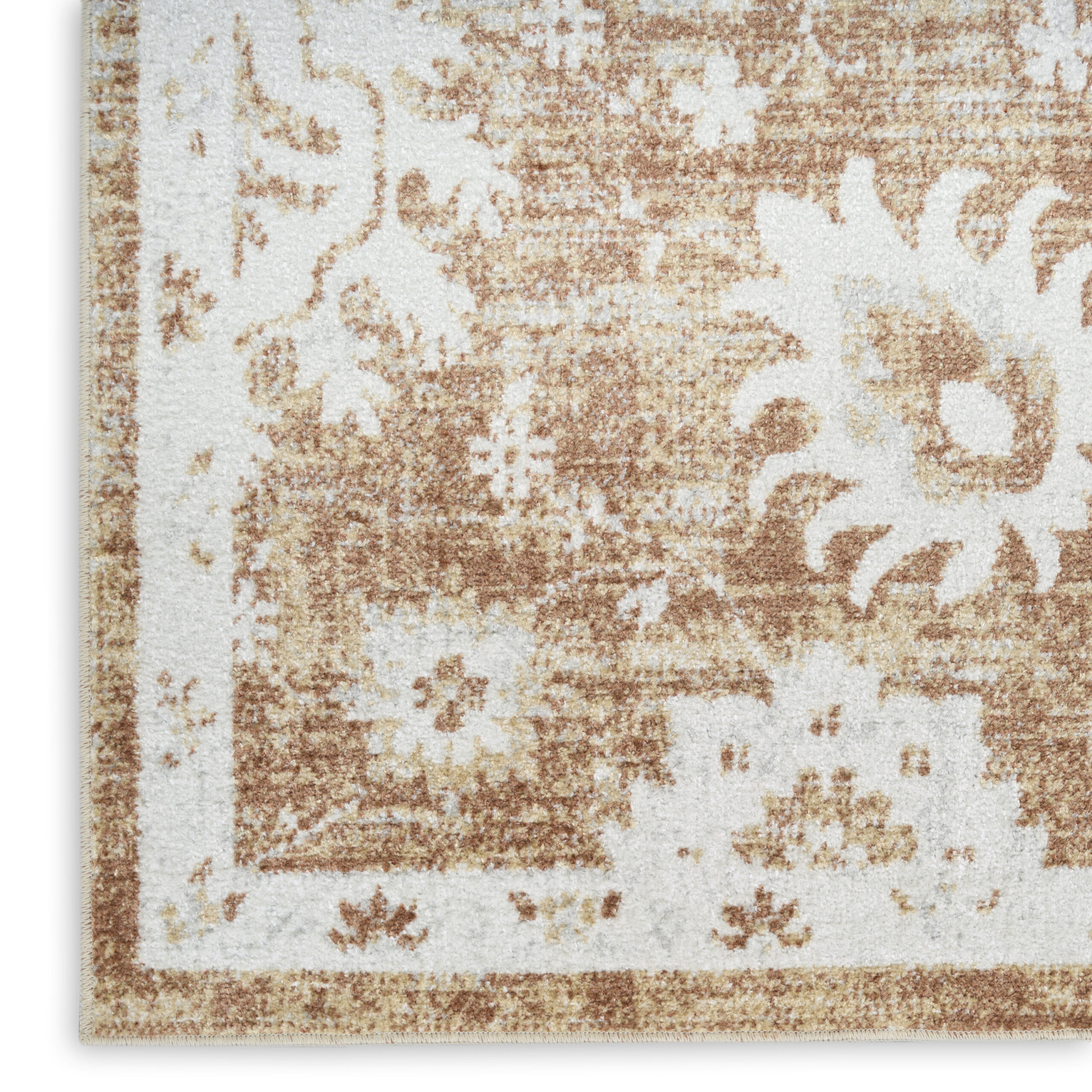 Nourison Astra Machine Washable ASW19 Copper Area Rug - Image 2