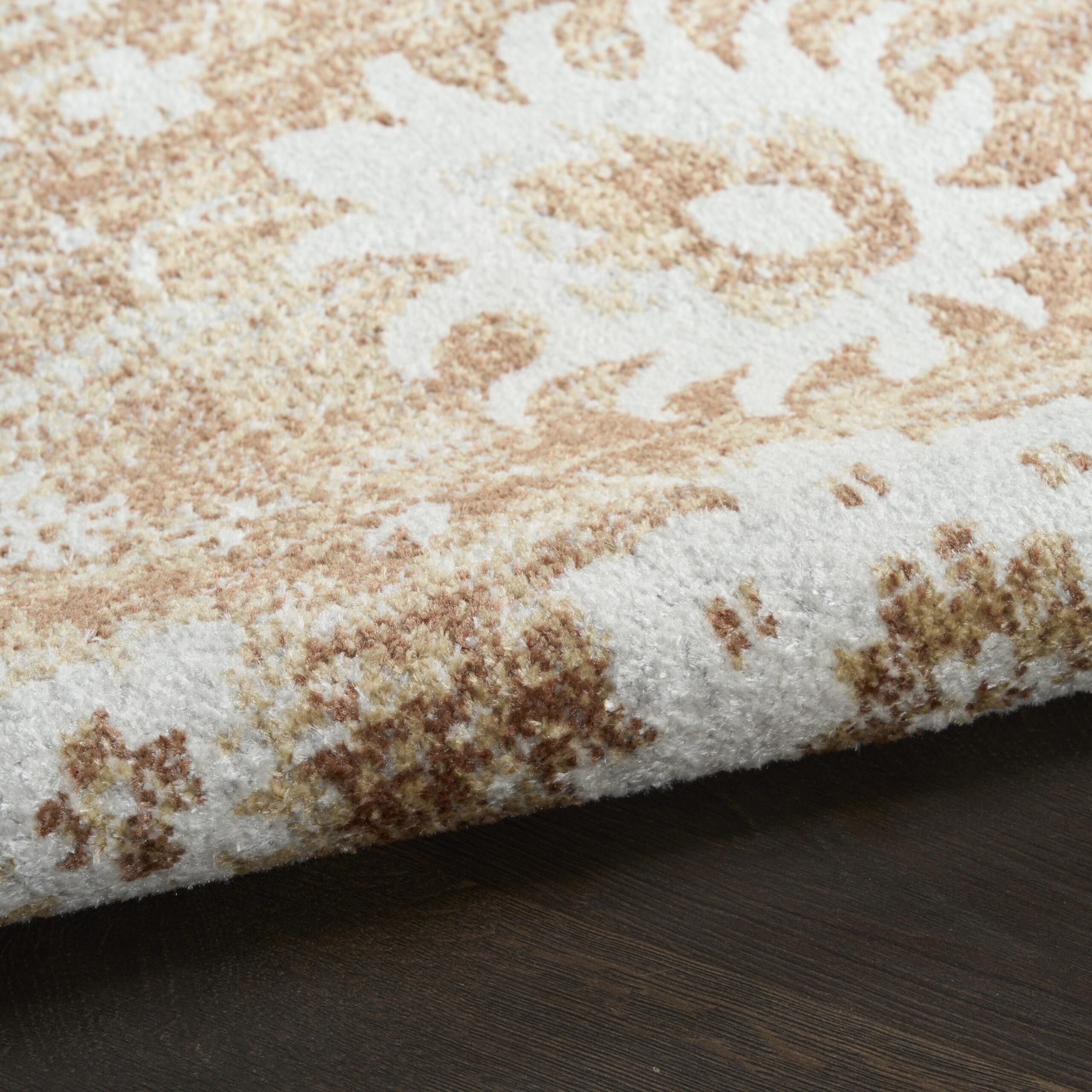 Nourison Astra Machine Washable ASW19 Copper Area Rug - Image 3