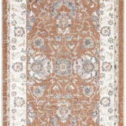 Nourison Astra Machine Washable ASW20 Rust Ivory Area Rug