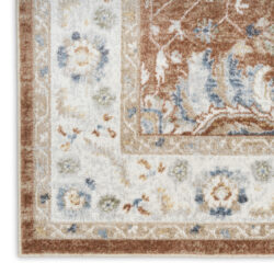 Alternative view of Nourison Astra Machine Washable ASW20 Rust Ivory Area Rug