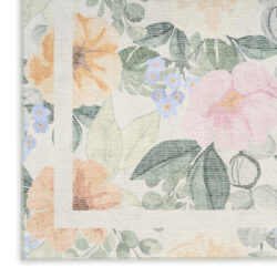 Alternative view of Nourison Botanical Washables BOT01 Ivory Multicolor Area Rug
