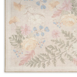 Alternative view of Nourison Botanical Washables BOT02 Beige Multicolor Area Rug