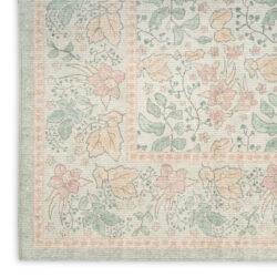 Alternative view of Nourison Botanical Washables BOT03 Green Multicolor Area Rug