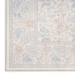 Alternative view of Nourison Botanical Washables BOT03 Ivory Multicolor Area Rug