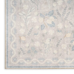 Alternative view of Nourison Botanical Washables BOT04 Grey Multicolor Area Rug