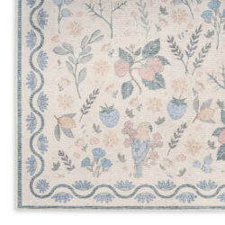 Alternative view of Nourison Botanical Washables BOT04 Ivory Multicolor Area Rug