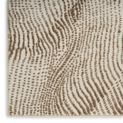 Alternative view of DKNY Central Park West CEP01 Beige Brown Area Rug