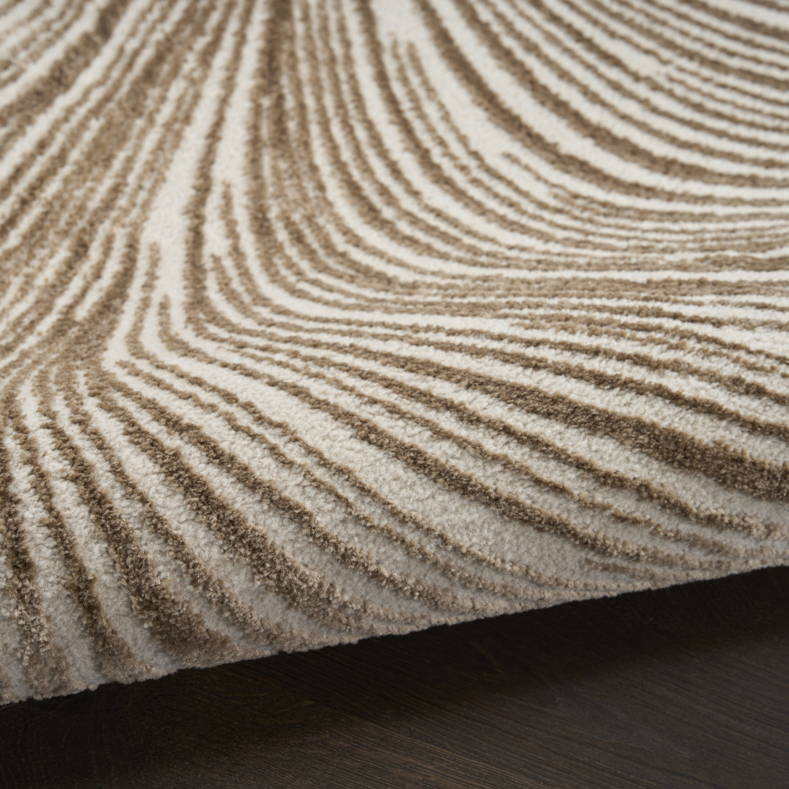 DKNY Central Park West CEP02 Beige Brown Area Rug - Image 3
