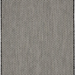 Nourison Courtyard COU01 Black White Area Rug