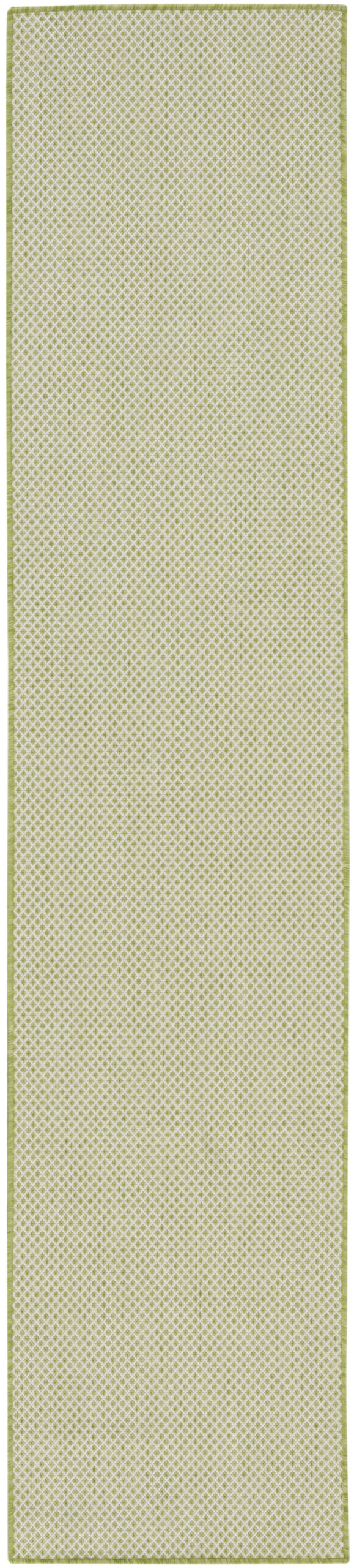 Nourison Courtyard COU01 Ivory Green Area Rug