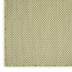 Alternative view of Nourison Courtyard COU01 Ivory Green Area Rug
