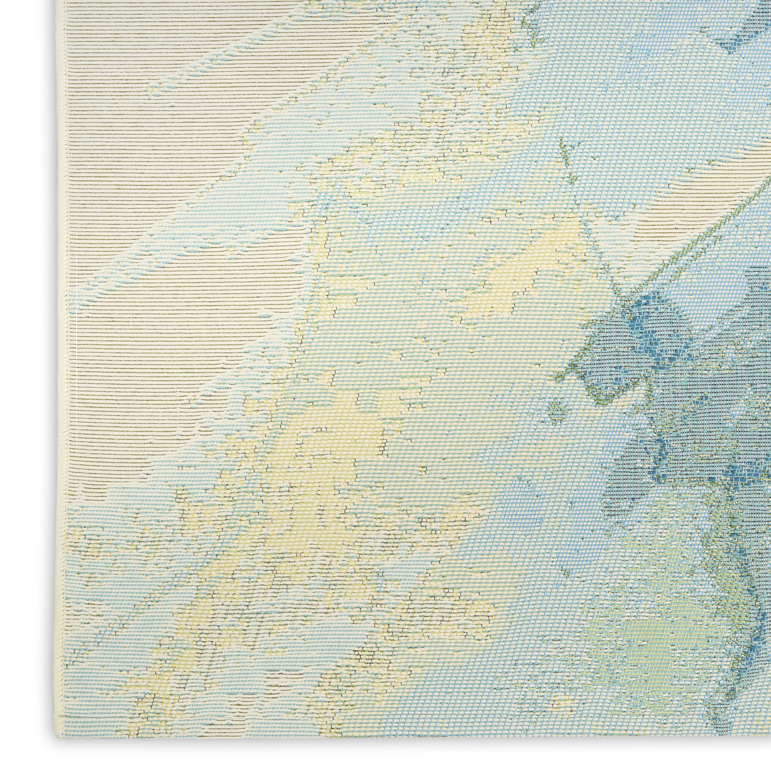 Nourison Color Splash CSP04 Ivory Blue Area Rug - Image 2