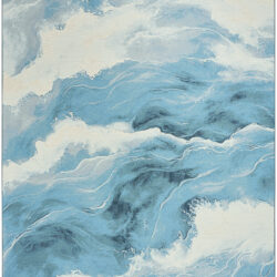 Nourison Color Splash CSP05 Ivory Blue Area Rug