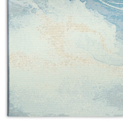 Alternative view of Nourison Color Splash CSP05 Ivory Blue Area Rug
