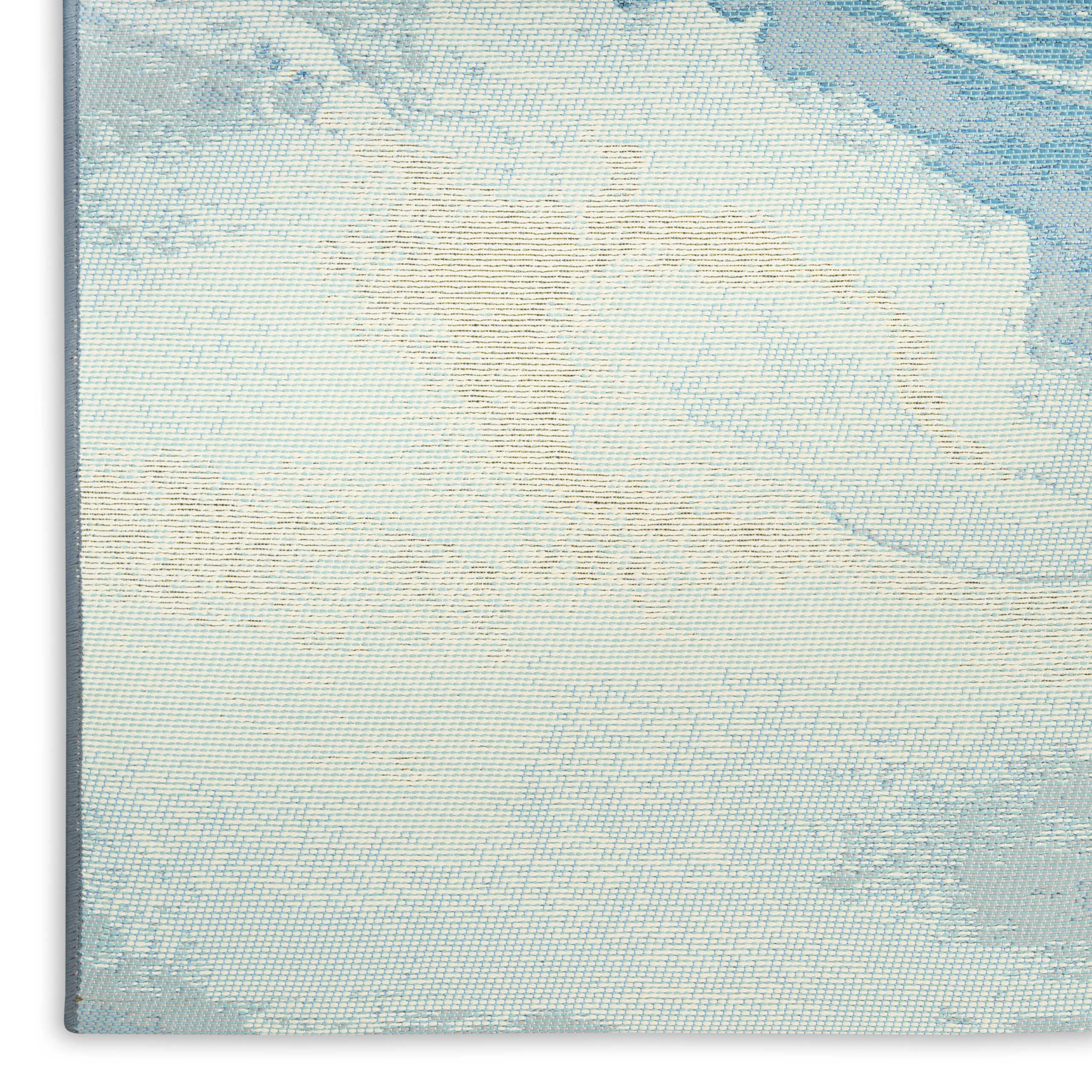 Nourison Color Splash CSP05 Ivory Blue Area Rug - Image 2