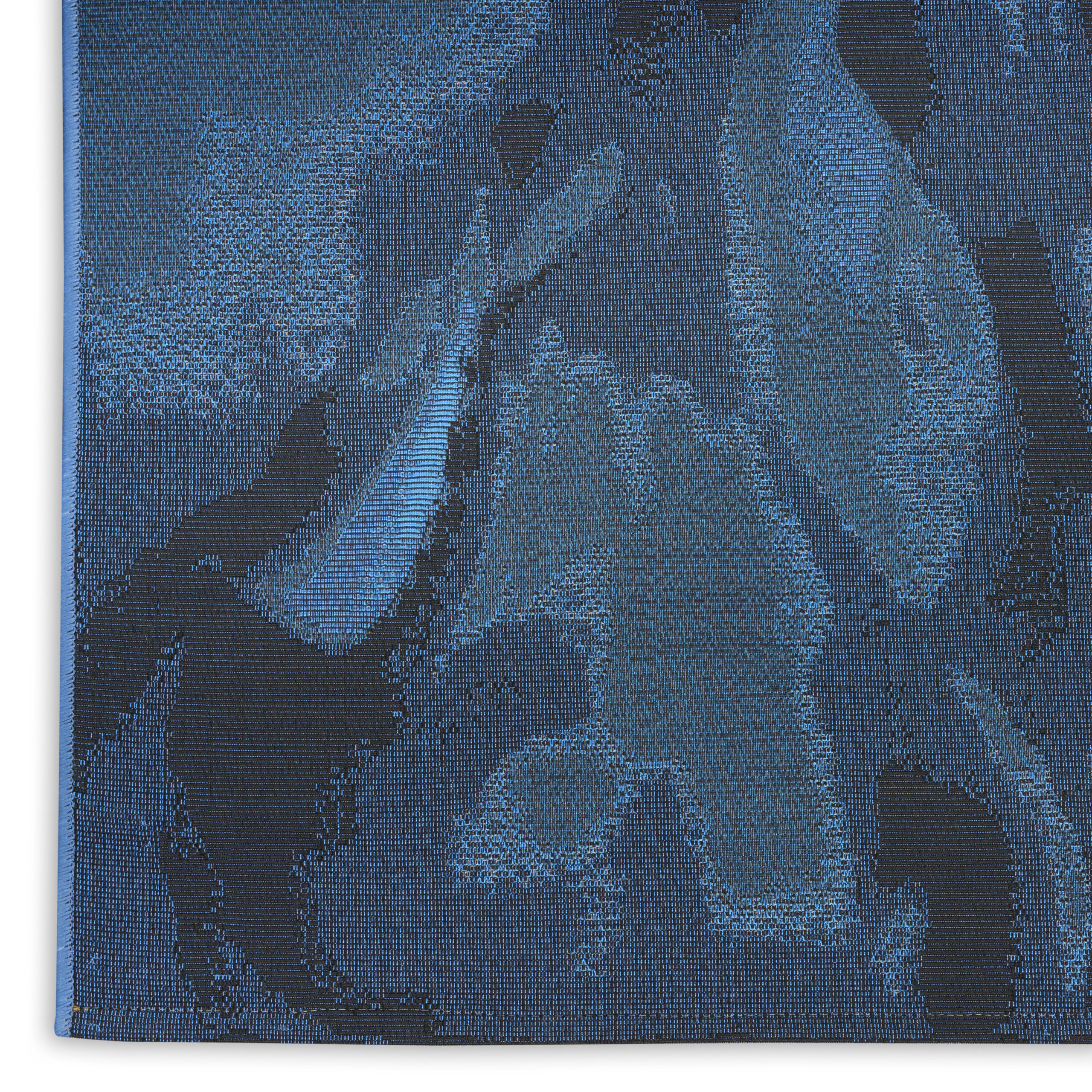 Nourison Color Splash CSP09 Blue Ivory Area Rug - Image 2