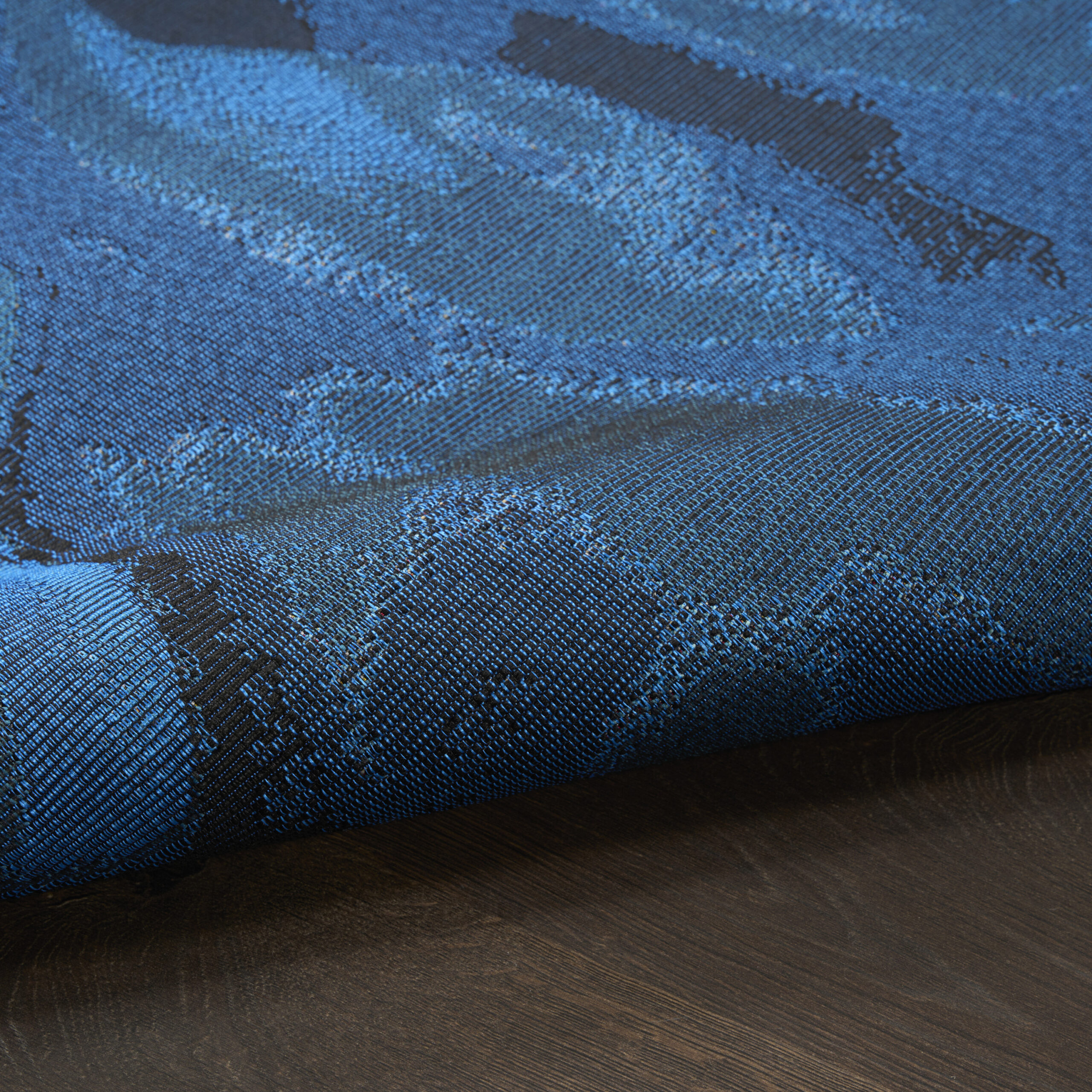Nourison Color Splash CSP09 Blue Ivory Area Rug - Image 3