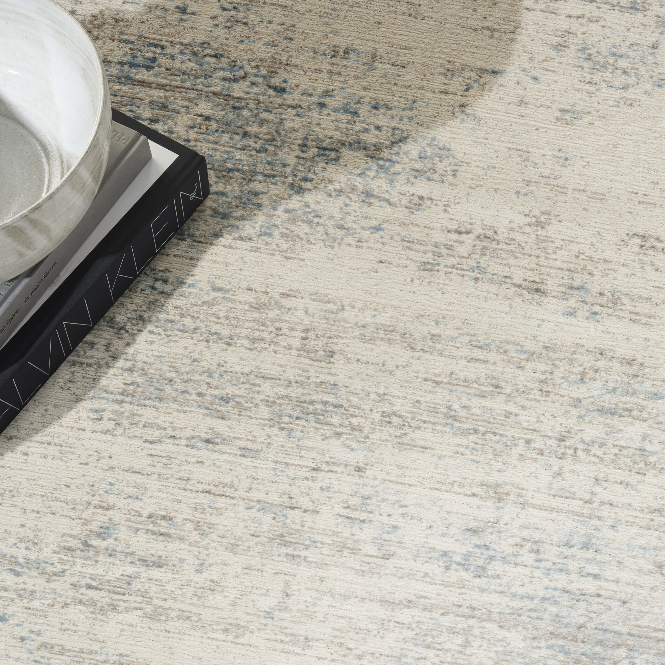 Calvin Klein CK029 Captivating CVT01 Cream Blue Area Rug - Image 6