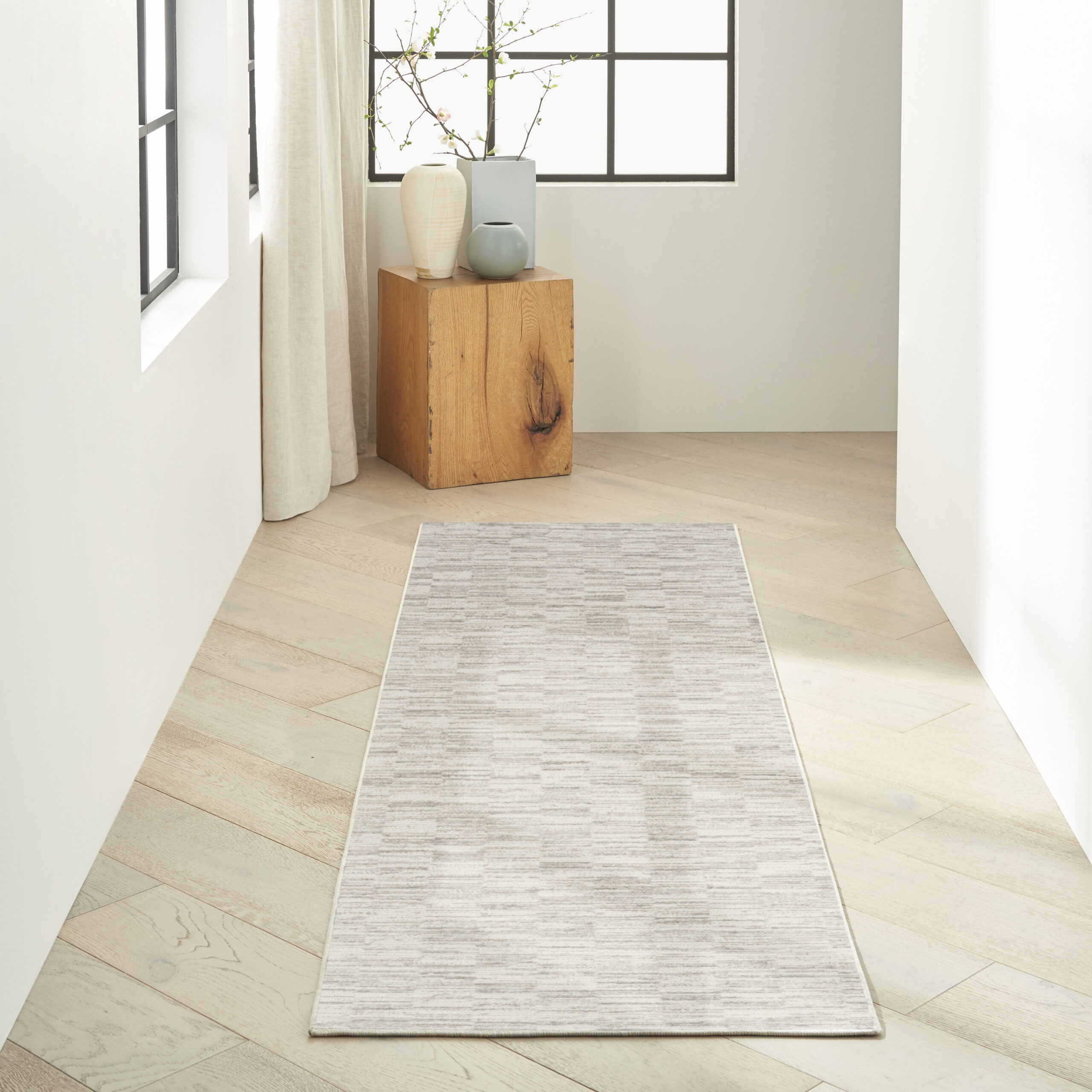 Calvin Klein CK029 Captivating CVT02 Ivory Grey Area Rug - Image 5