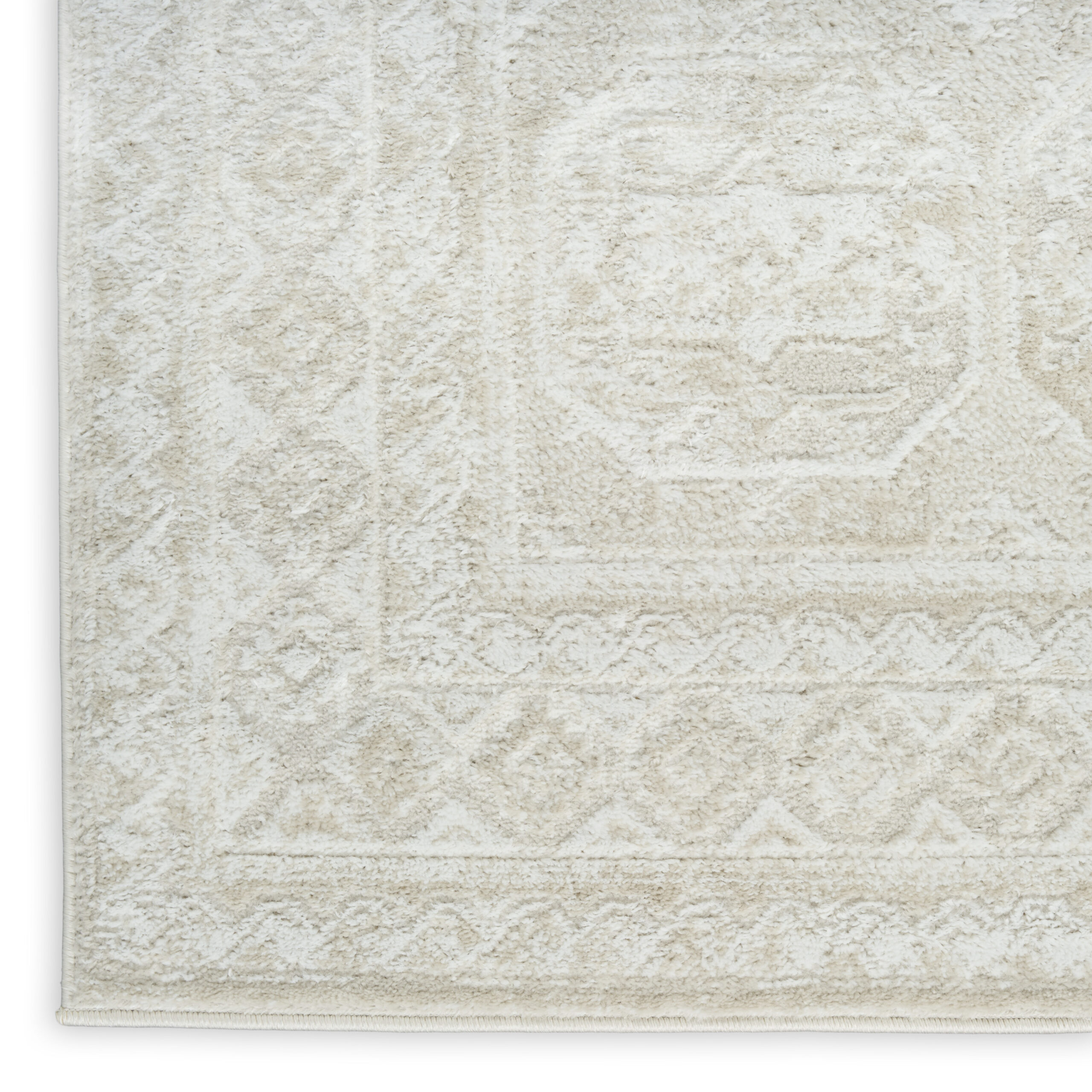 Nourison Dekor DEK01 Ivory Beige Area Rug - Image 2