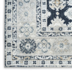 Alternative view of Nourison Dekor DEK02 Grey Navy Area Rug