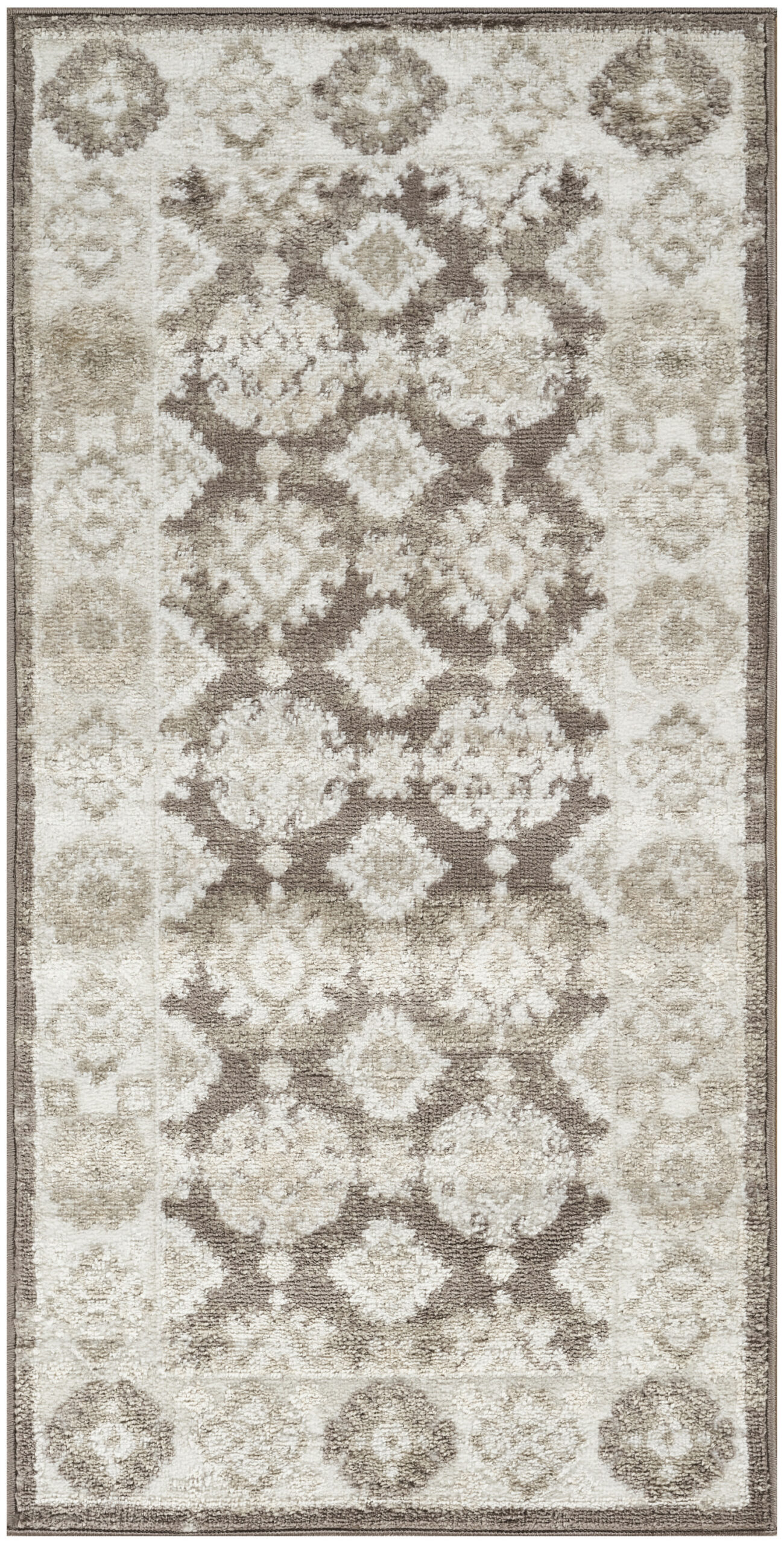 Nourison Dekor DEK02 Ivory Brown Area Rug