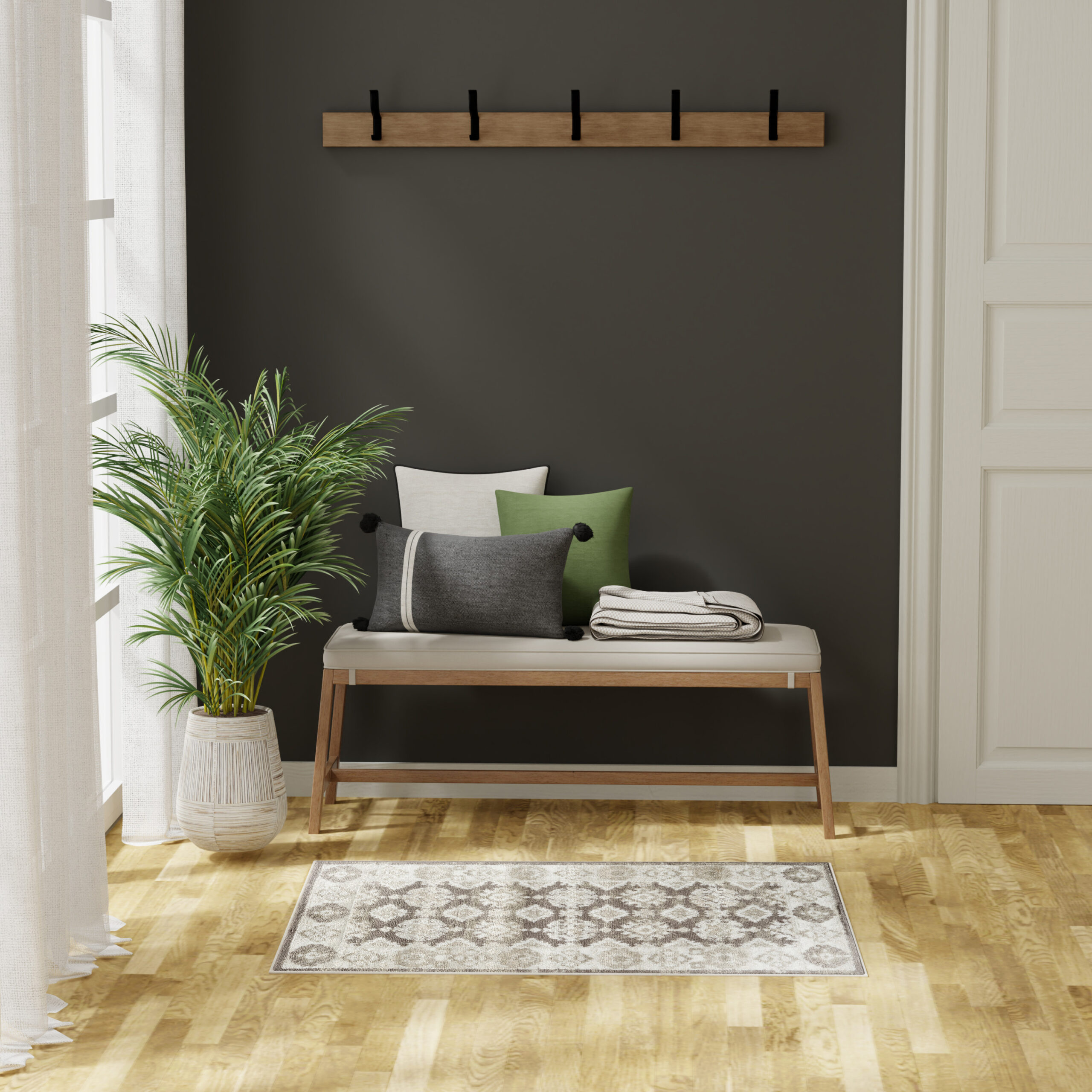 Nourison Dekor DEK02 Ivory Brown Area Rug - Image 5
