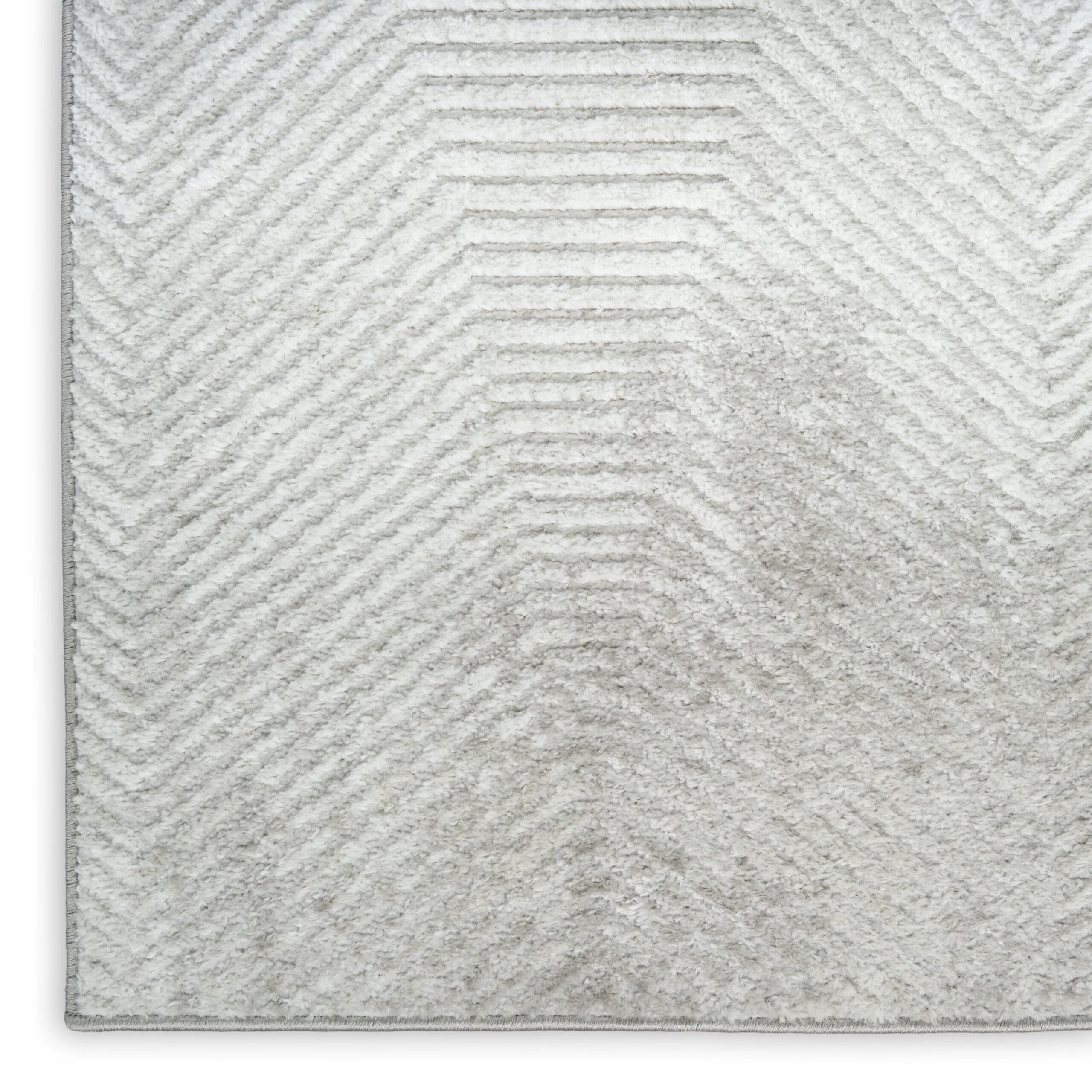 Nourison Dekor DEK04 Grey Area Rug - Image 2