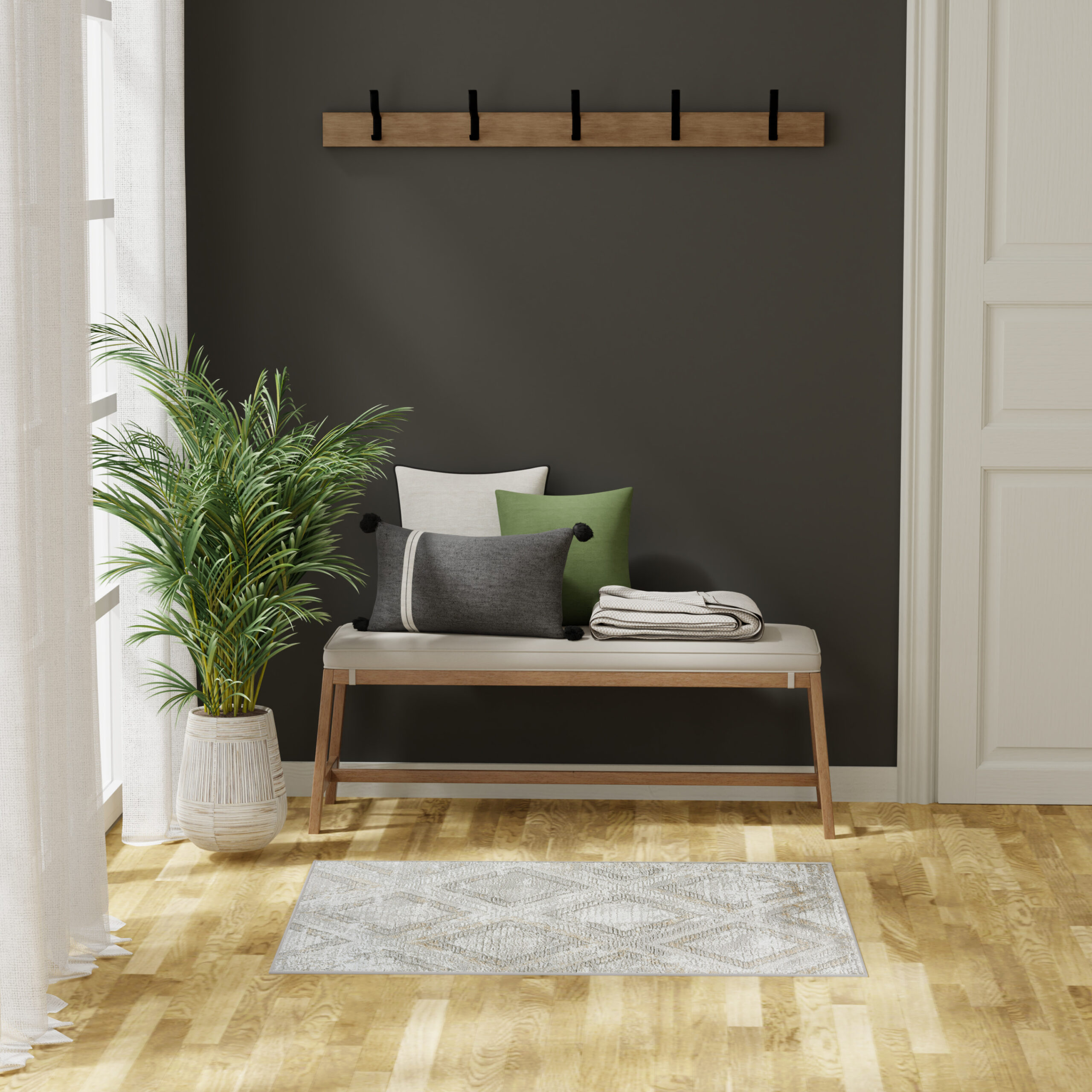 Nourison Dekor DEK05 Grey Area Rug - Image 5