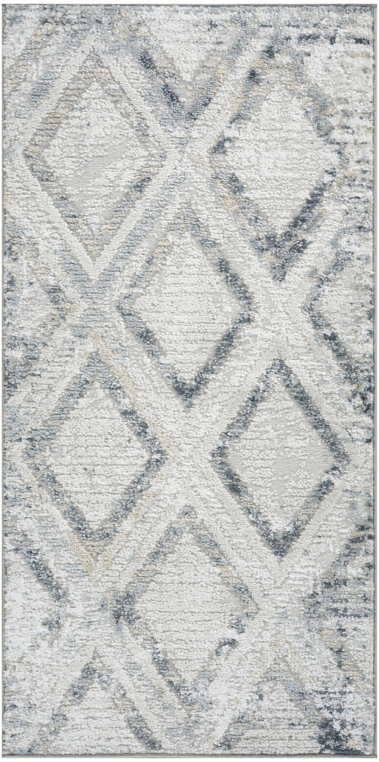 Nourison Dekor DEK05 Grey Navy Area Rug