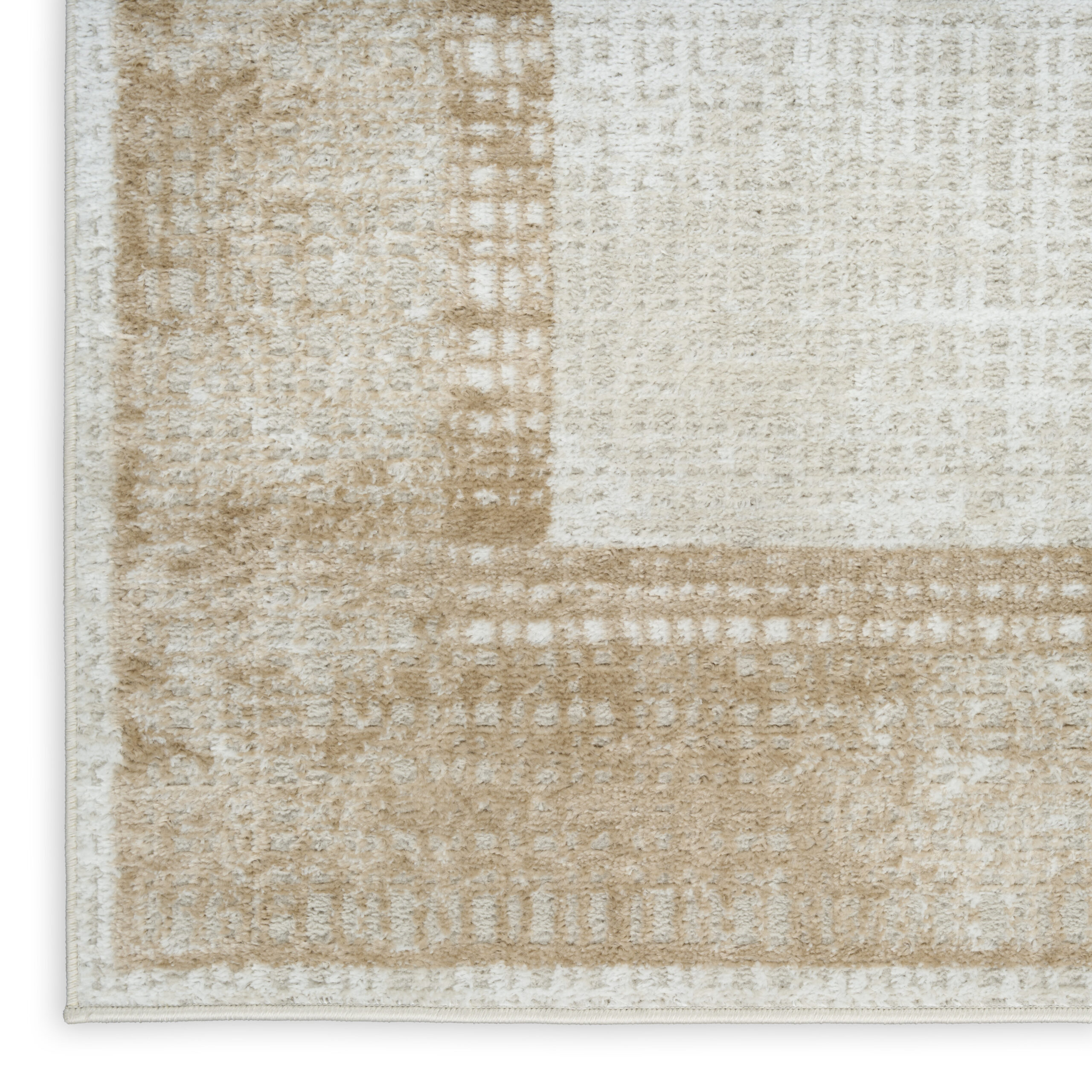 Nourison Dekor DEK06 Ivory Beige Area Rug - Image 2