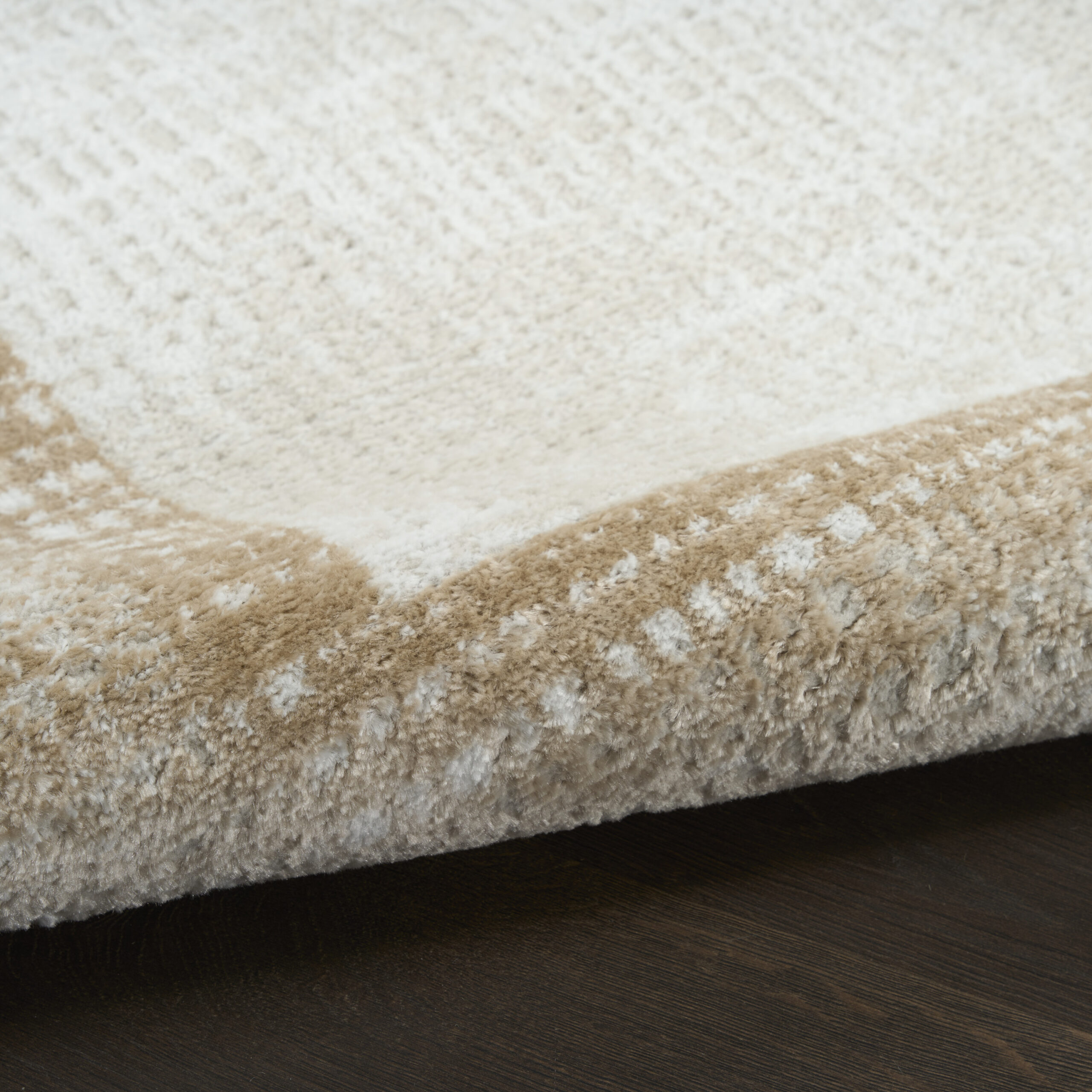 Nourison Dekor DEK06 Ivory Beige Area Rug - Image 3