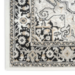 Alternative view of Nourison Dekor DEK08 Ivory Charcoal Area Rug