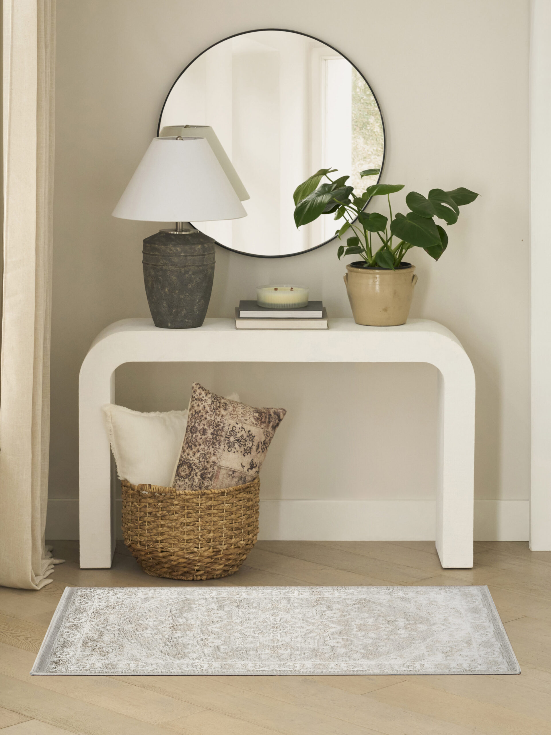 Nourison Dekor DEK08 Light Grey Area Rug - Image 5