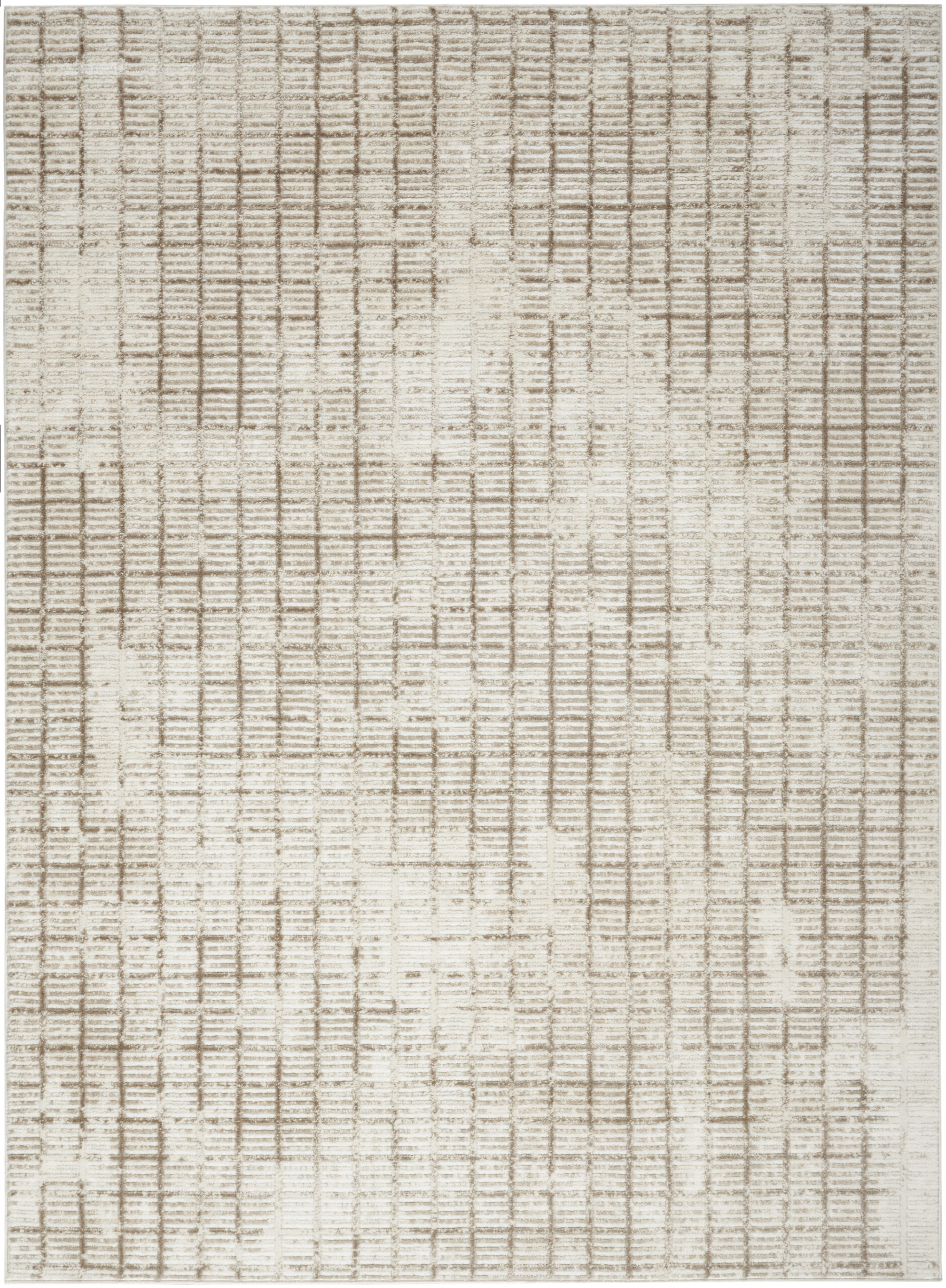 Nourison Dew DEW02 Ivory Beige Area Rug