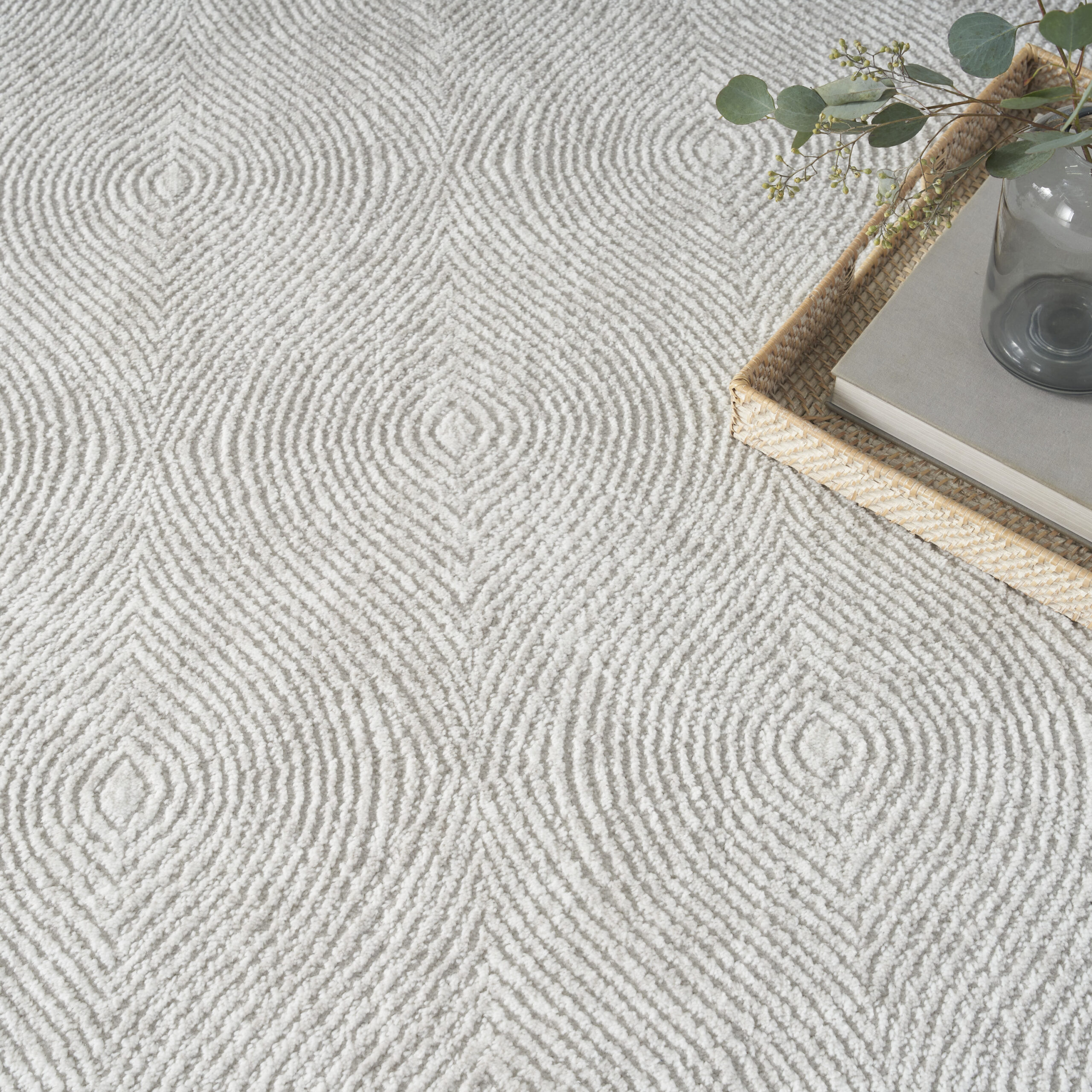 Nourison Dew DEW03 Silver Area Rug - Image 6
