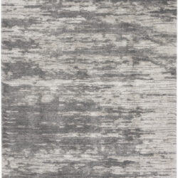 Nourison Dreamy Shag DRS02 Charcoal Ivory Area Rug
