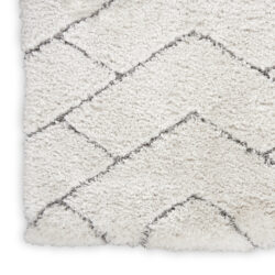 Alternative view of Nourison Dreamy Shag DRS03 Ivory Grey Area Rug