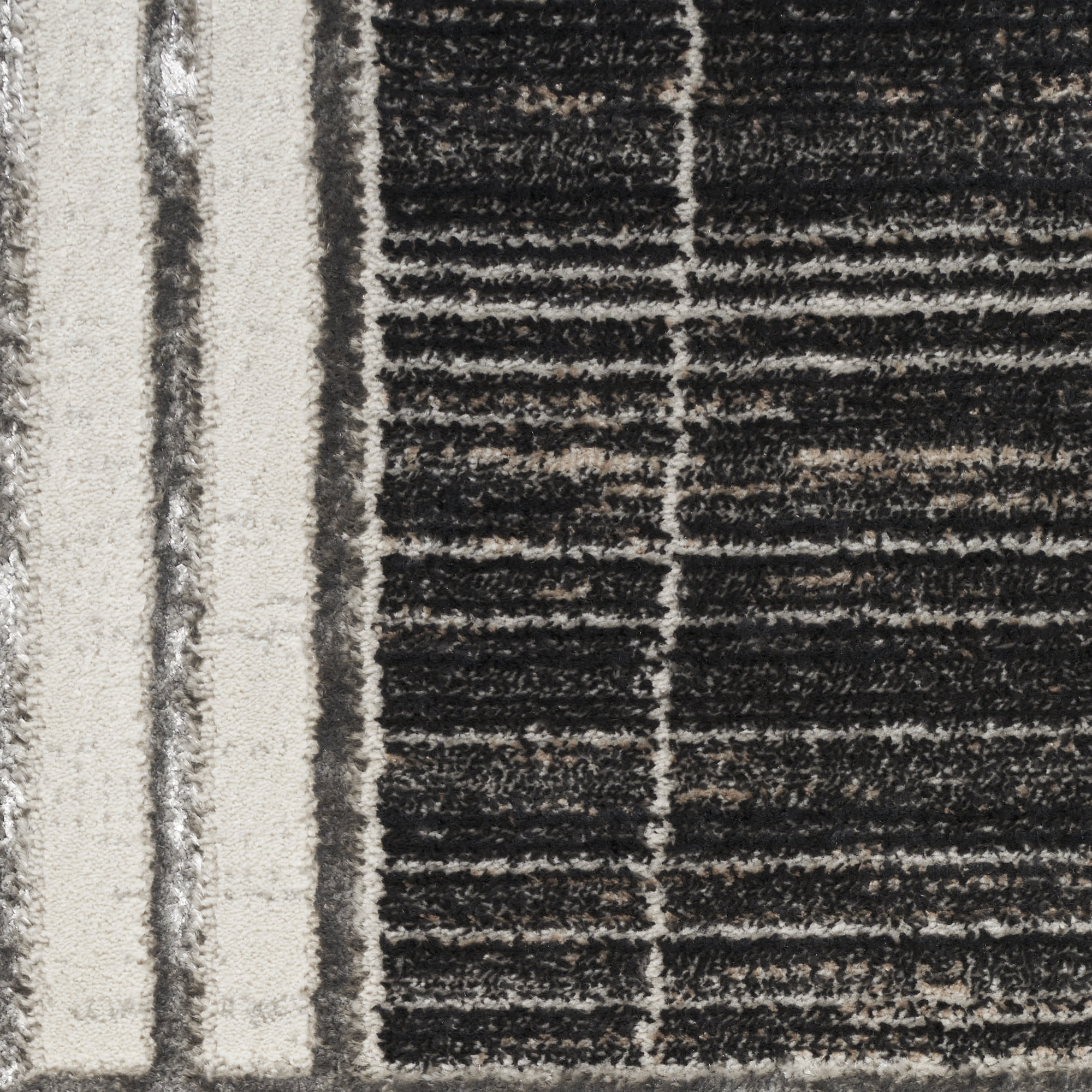 Nourison Desire DSR01 Charcoal Silver Area Rug - Image 4
