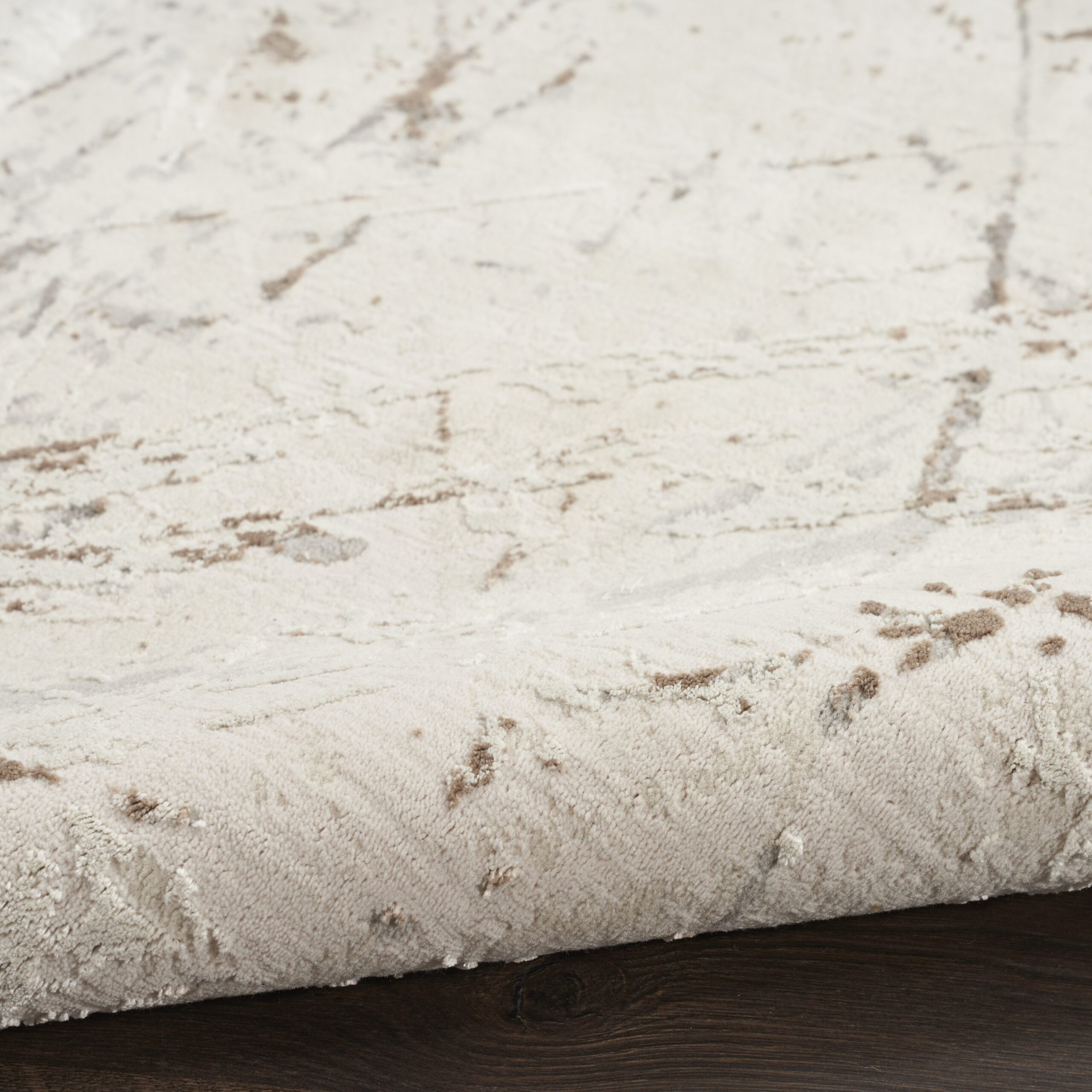 Nourison Desire DSR04 Cream Grey Area Rug - Image 3