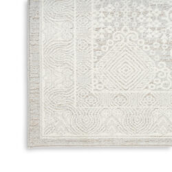 Alternative view of Nourison Eco Cycle ECY01 Silver Ivory Area Rug