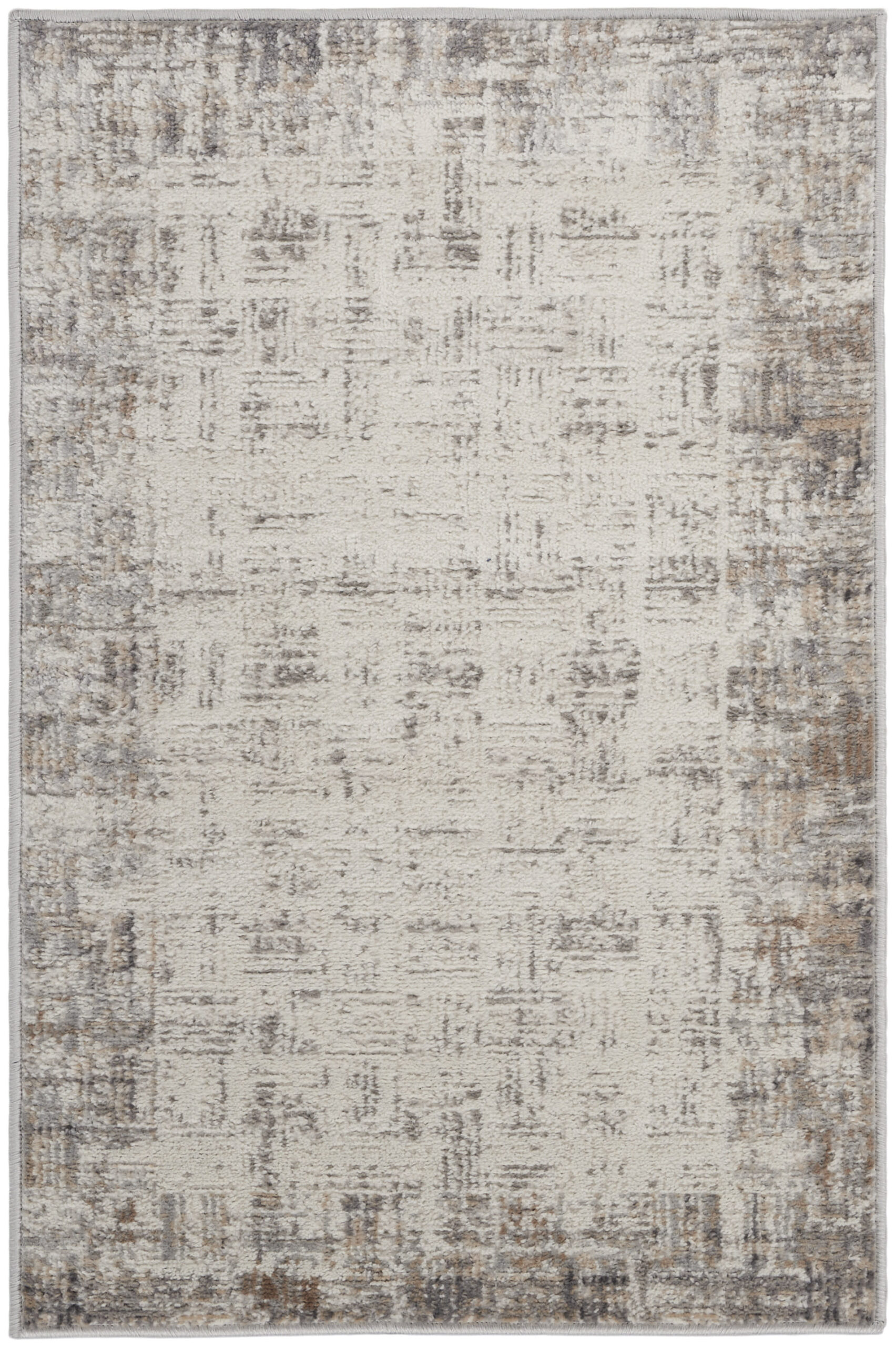 Nourison Elation ETN05 Ivory Grey Area Rug