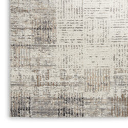 Alternative view of Nourison Elation ETN05 Ivory Grey Area Rug