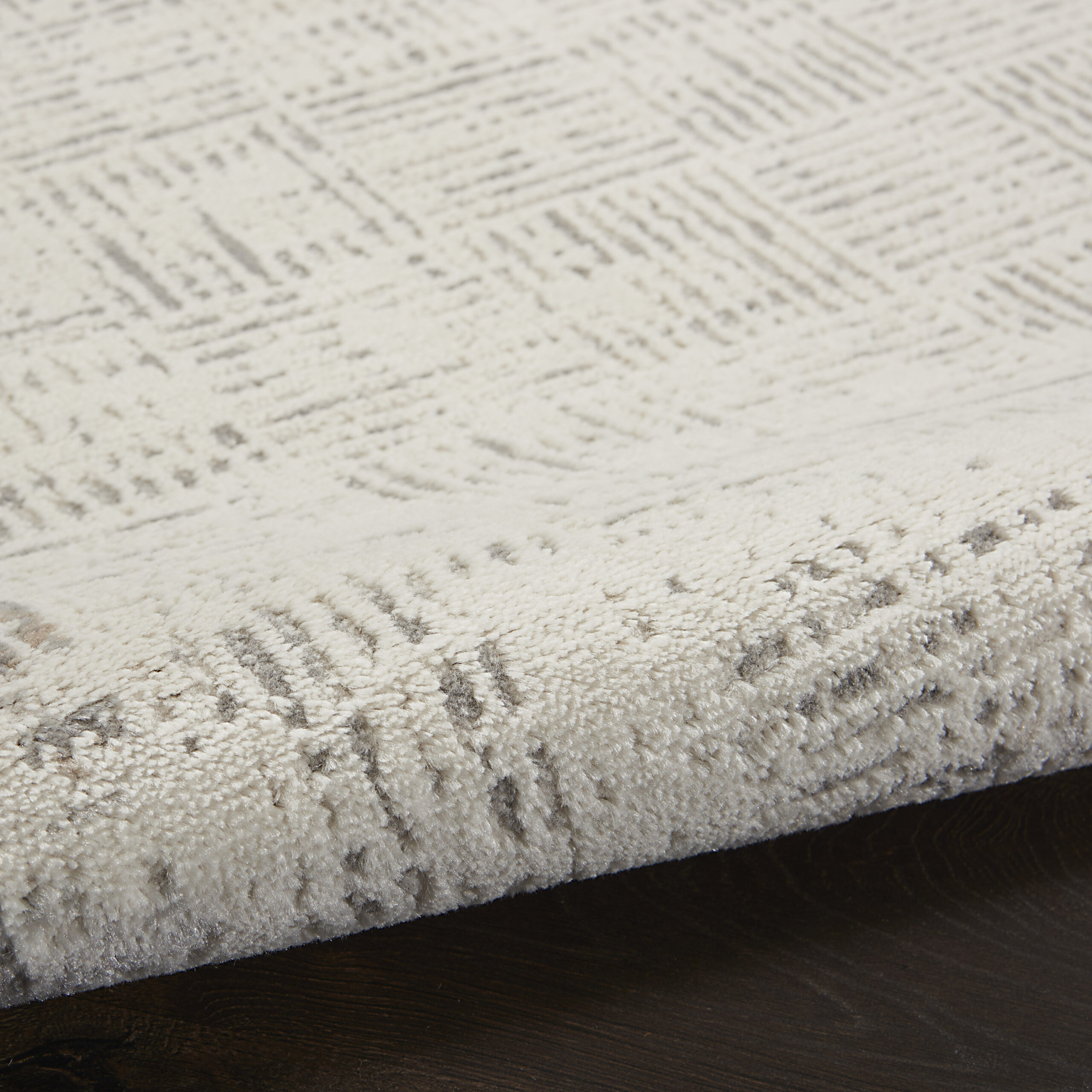 Nourison Elation ETN05 Ivory Grey Area Rug - Image 3