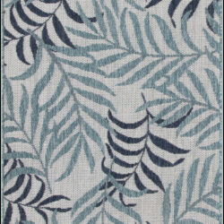 Nourison Garden Oasis GOA01 Blue Area Rug
