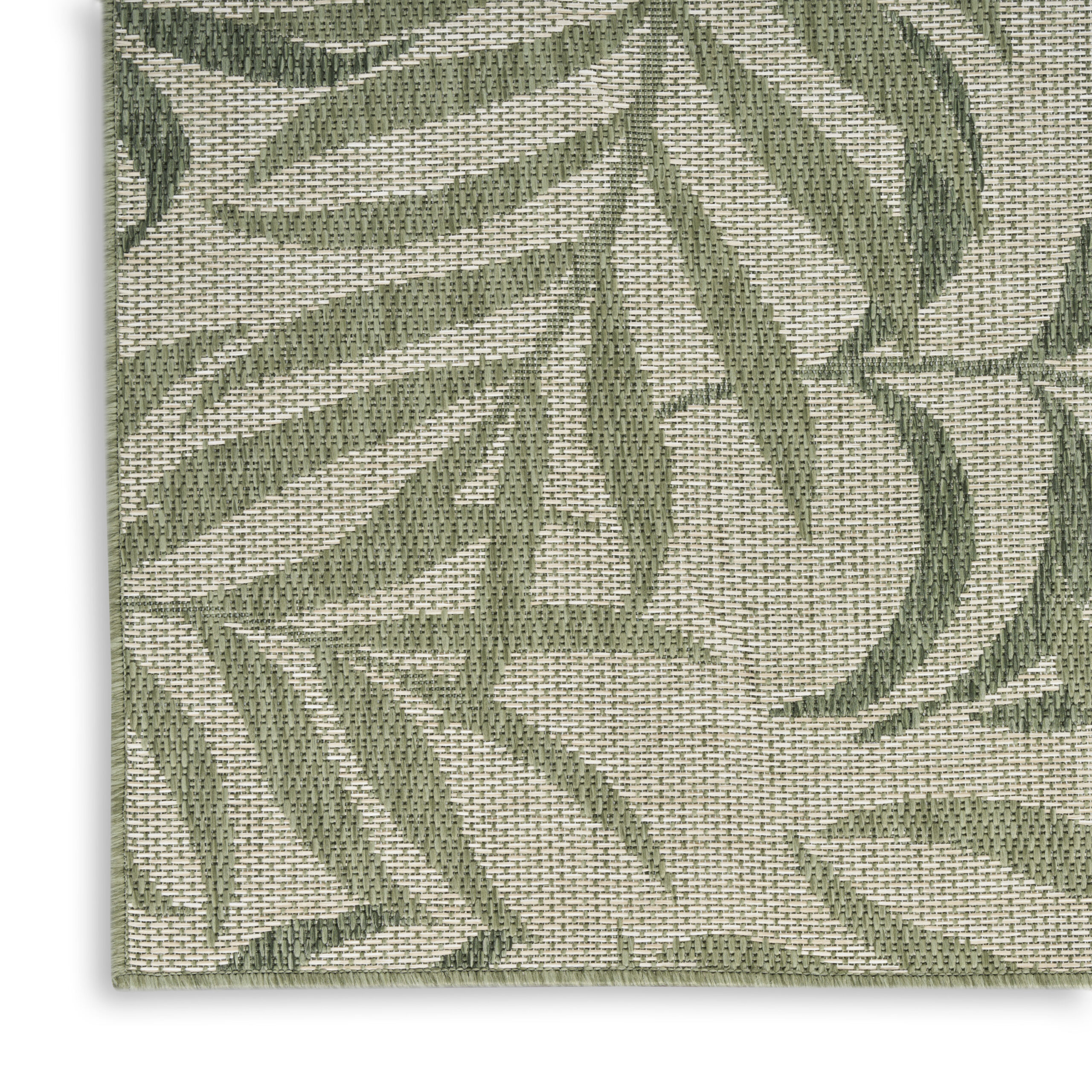Nourison Garden Oasis GOA01 Ivory Green Area Rug - Image 2