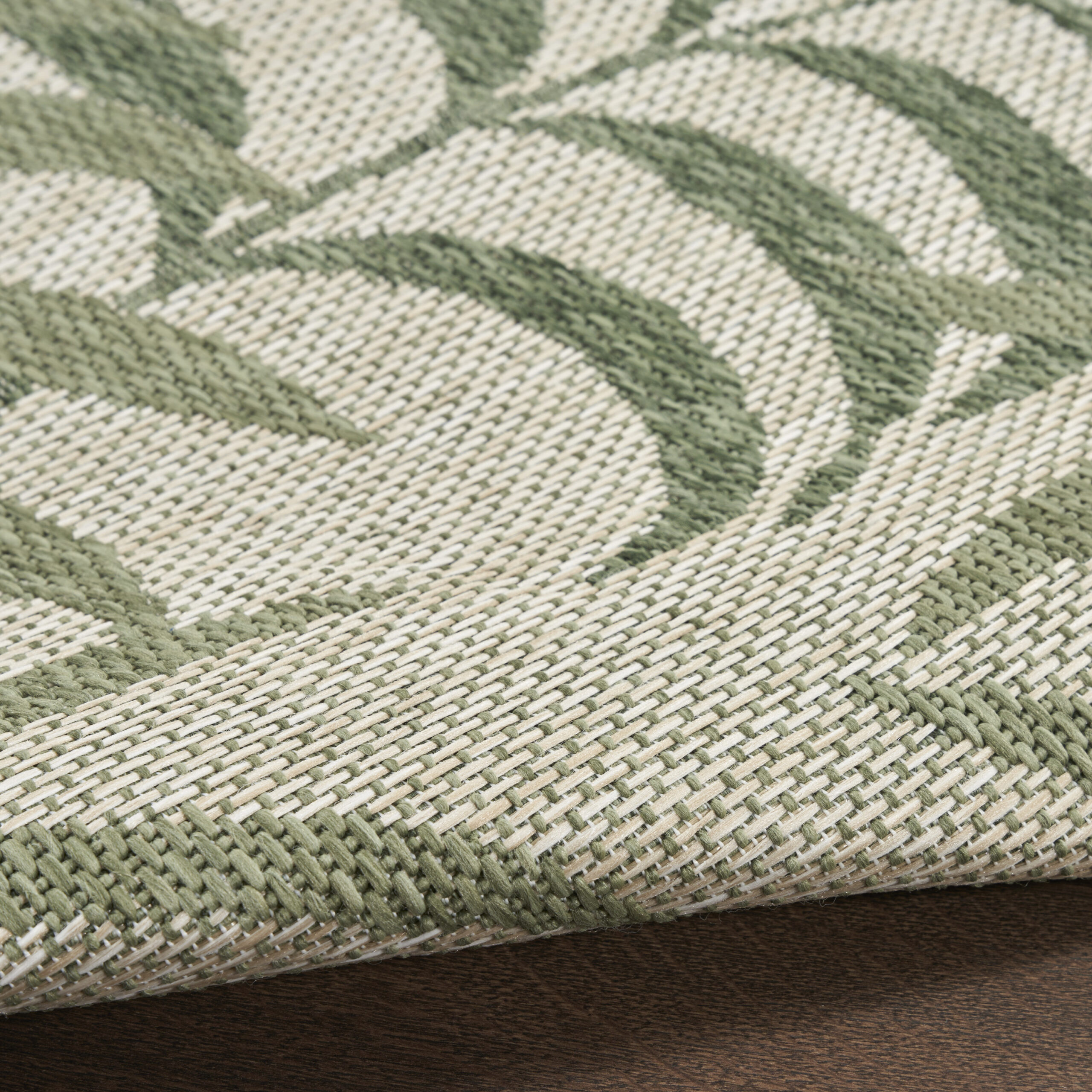 Nourison Garden Oasis GOA01 Ivory Green Area Rug - Image 3