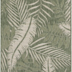 Nourison Garden Oasis GOA02 Green Ivory Area Rug