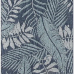 Nourison Garden Oasis GOA02 Navy Area Rug