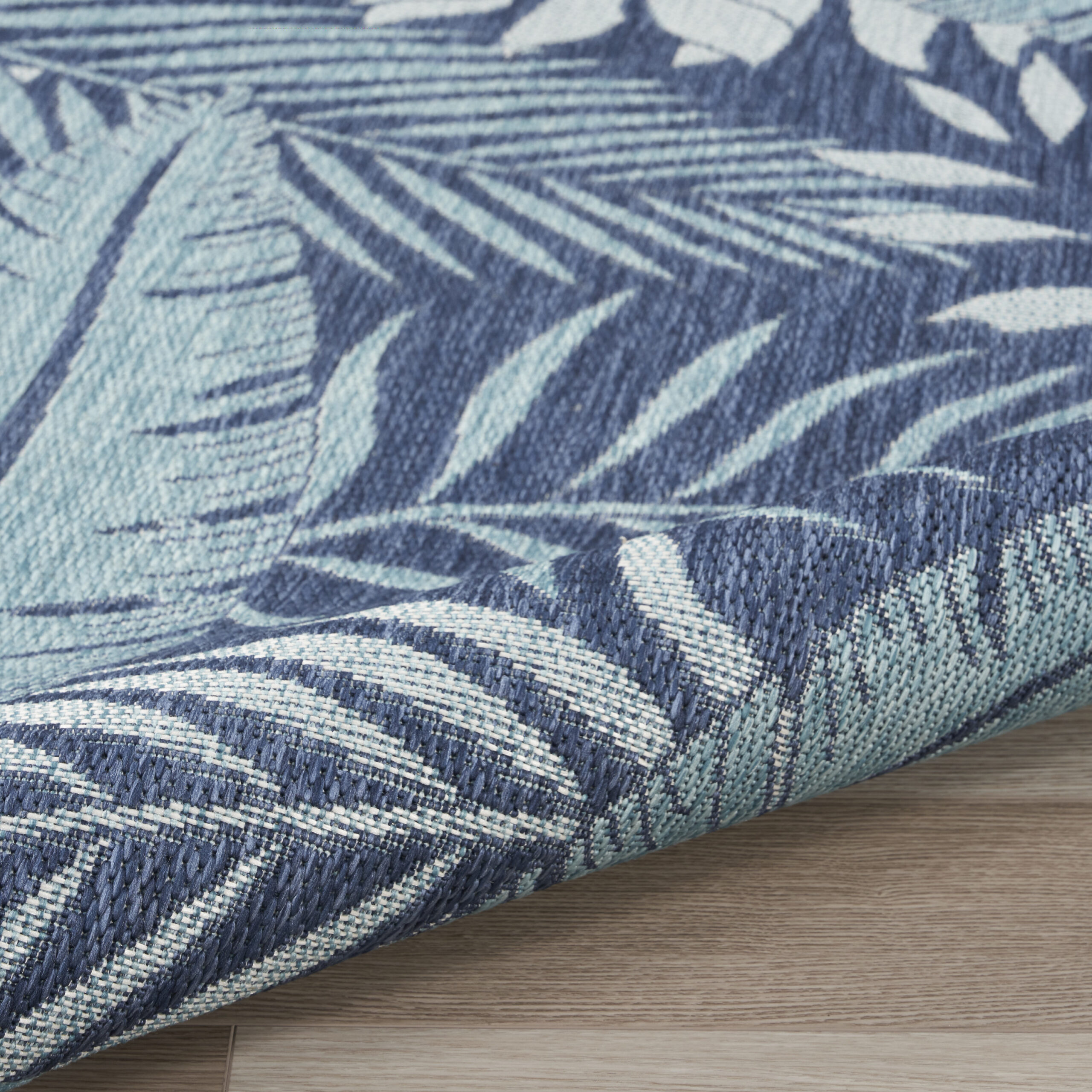 Nourison Garden Oasis GOA02 Navy Area Rug - Image 3